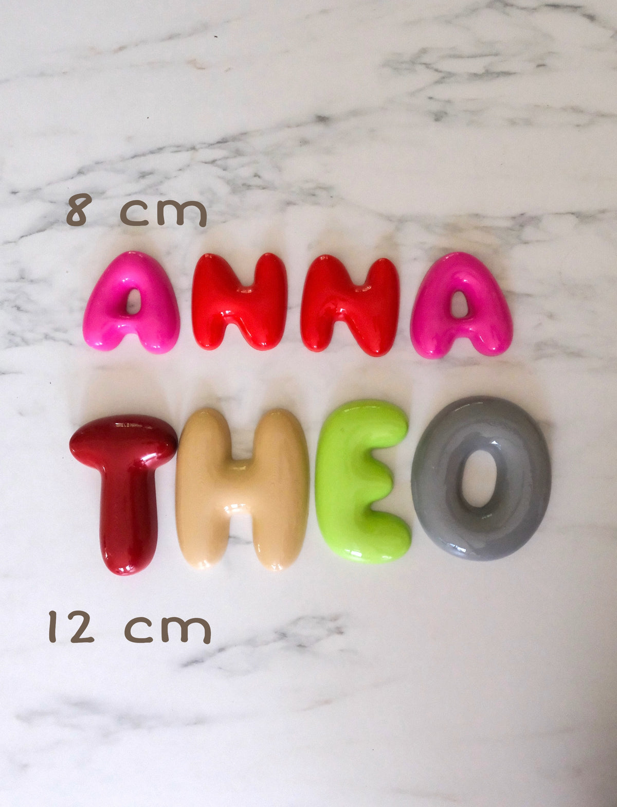 Bubbly Letters – gepersonaliseerde 3D naam